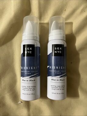 SGX-NYC Midnight Blue Velvet Temporary Color Foam - Blue to Black